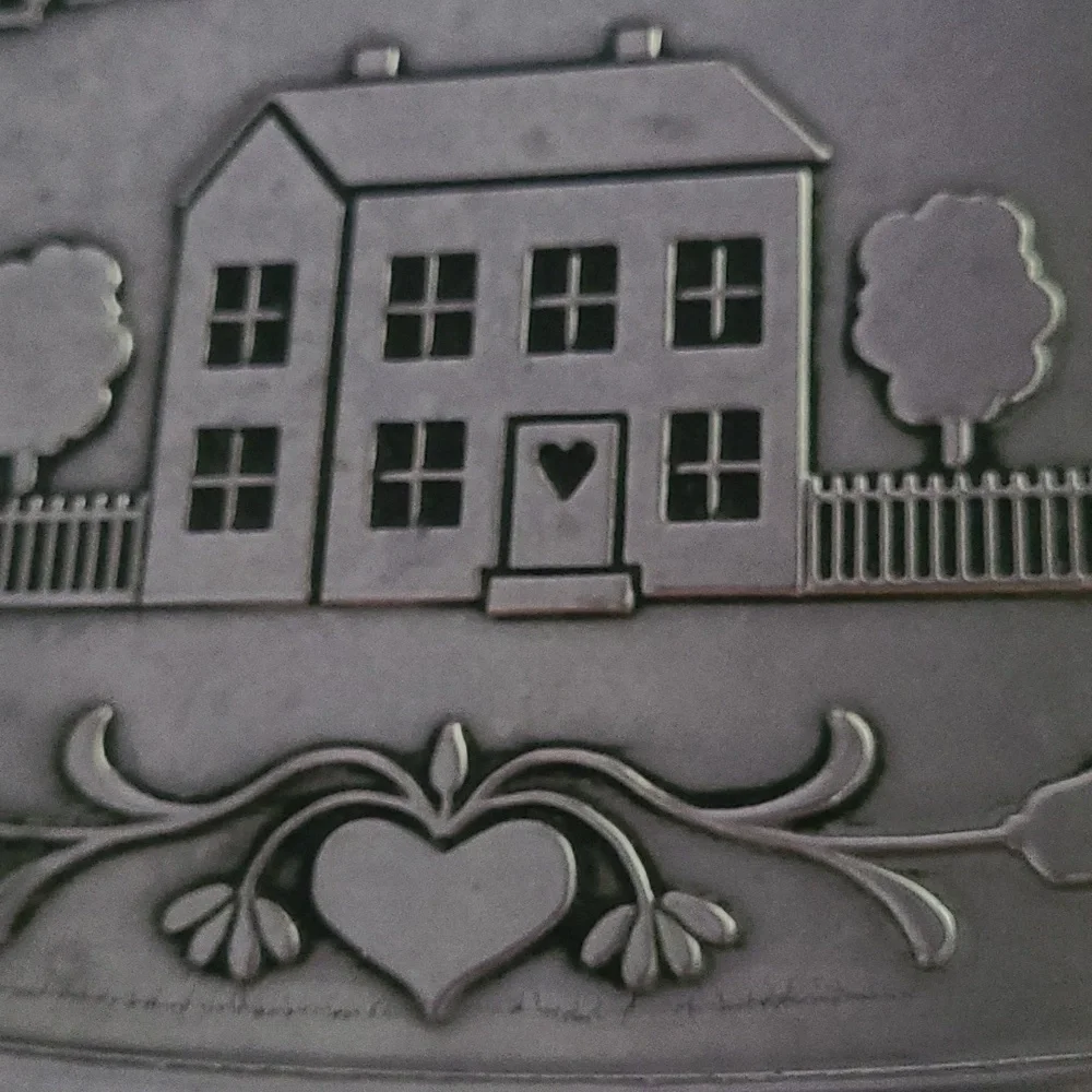 WILTON ARMETALE  Bless This House Tray 11” X 7” Metal Serve ware Oven Safe